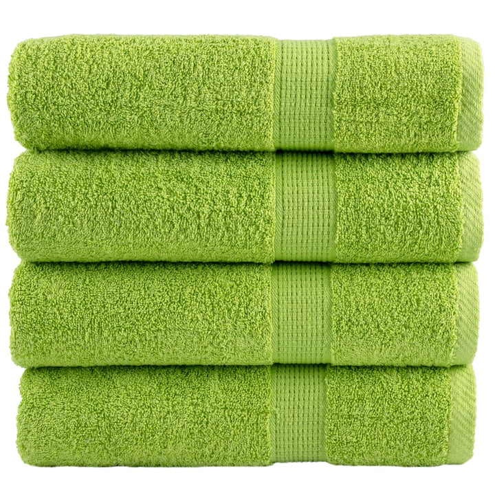 Essuie-Mains De Qualité Supérieure Solund 4 Pcs Vert Pomme Pomme Verte