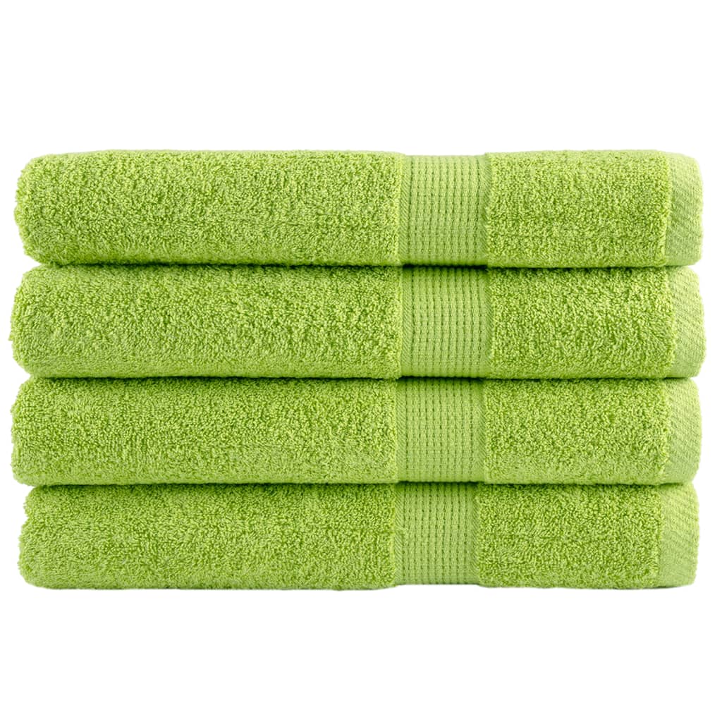Essuie-Mains De Qualité Supérieure Solund 4 Pcs Vert Pomme Pomme Verte