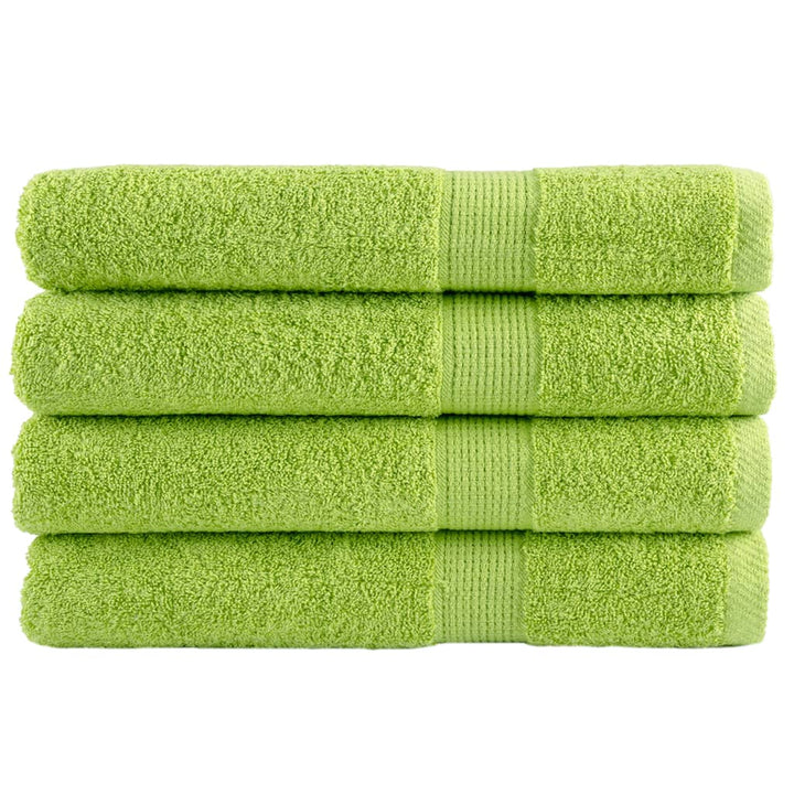 Essuie-Mains De Qualité Supérieure Solund 4 Pcs Vert Pomme Pomme Verte