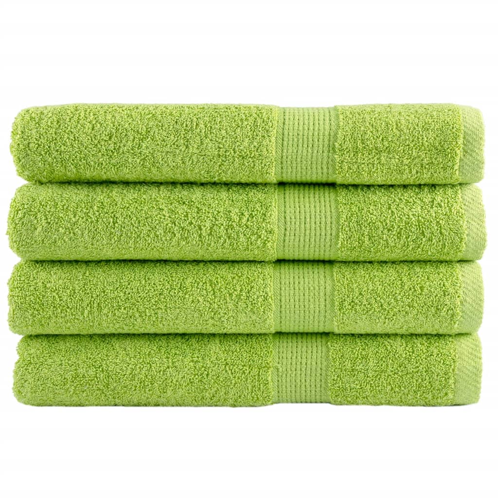 Essuie-Mains De Qualité Supérieure Solund 4 Pcs Vert Pomme Pomme Verte