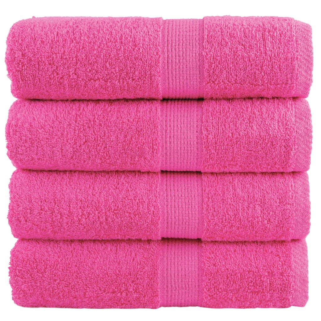 Serviettes De Bain De Qualité Supérieure Solund 2 Pcs 600G/M² Rose