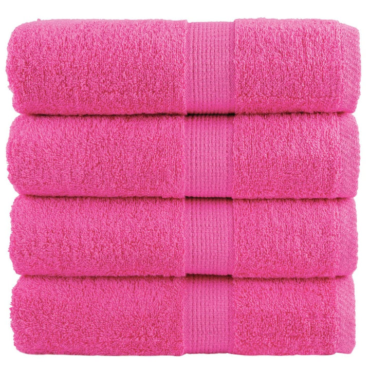 Serviettes De Bain De Qualité Supérieure Solund 2 Pcs 600G/M² Rose