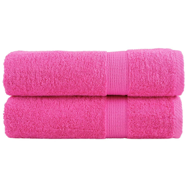 Serviettes De Bain De Qualité Supérieure Solund 2 Pcs 600G/M² Rose