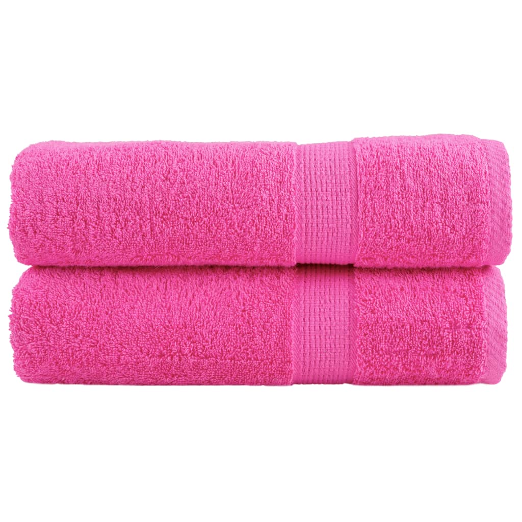 Serviettes De Bain De Qualité Supérieure Solund 2 Pcs 600G/M² Rose
