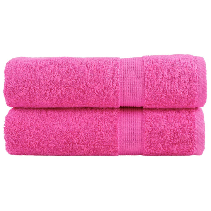 Serviettes De Bain De Qualité Supérieure Solund 2 Pcs 600G/M² Rose