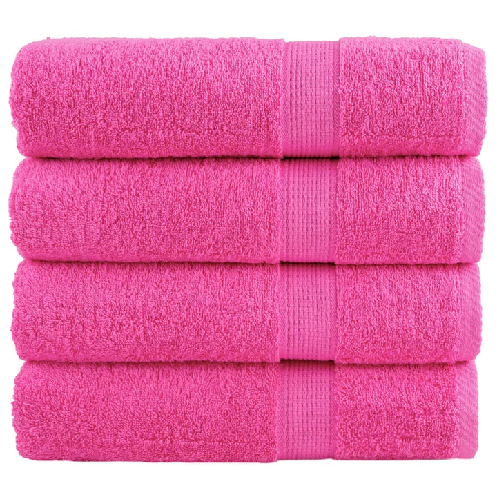 Serviettes De Bain De Qualité Supérieure Solund 2 Pcs 600G/M² Rose