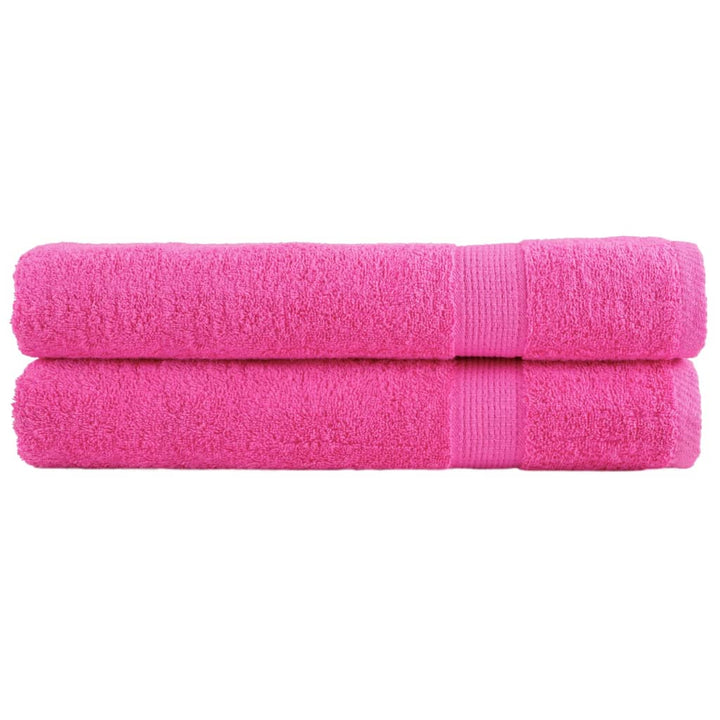 Serviettes De Bain De Qualité Supérieure Solund 2 Pcs 600G/M² Rose