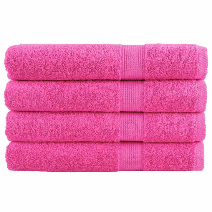Serviettes De Bain De Qualité Supérieure Solund 2 Pcs 600G/M² Rose