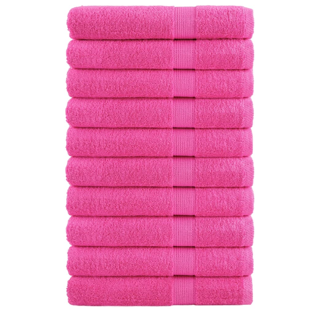 Serviettes De Bain De Qualité Supérieure Solund 2 Pcs 600G/M² Rose