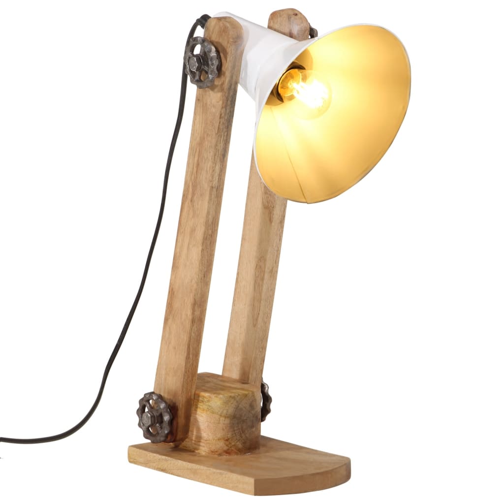 Lampe De Bureau 25 W 23X13X52 Cm E27 Blanc