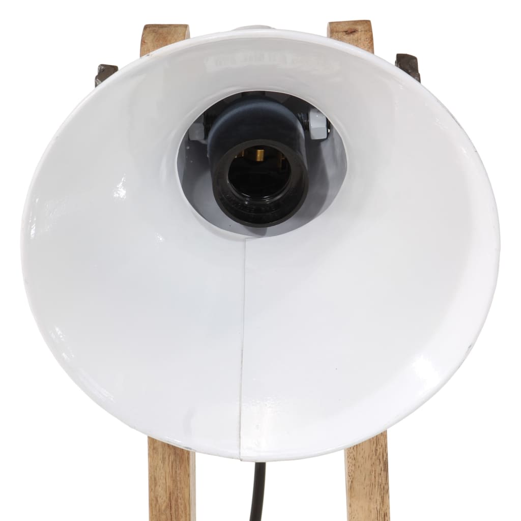 Lampe De Bureau 25 W 23X13X52 Cm E27 Blanc