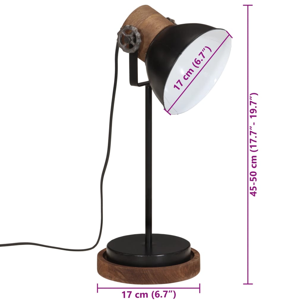 Lampe De Bureau 25 W 17X17X50 Cm E27