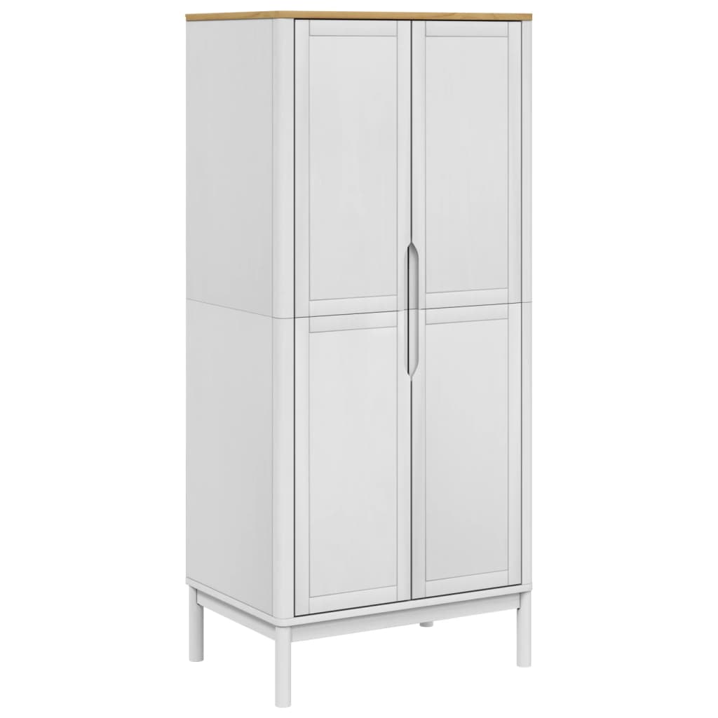 Garde-Robe Floro 77X53X171 Cm Bois Massif De Pin
