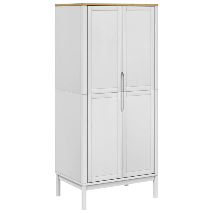 Garde-Robe Floro 77X53X171 Cm Bois Massif De Pin