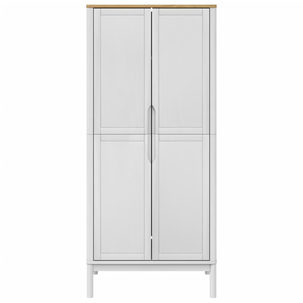 Garde-Robe Floro 77X53X171 Cm Bois Massif De Pin