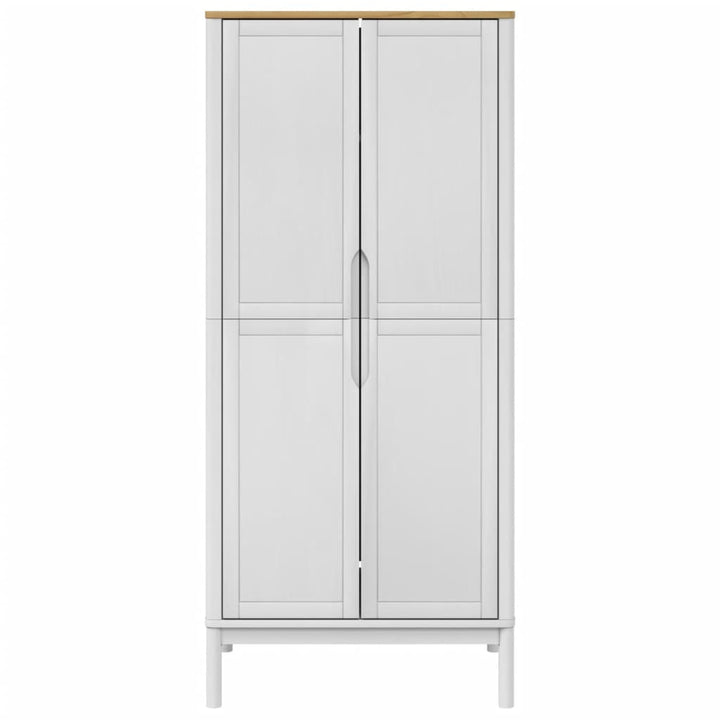 Garde-Robe Floro 77X53X171 Cm Bois Massif De Pin