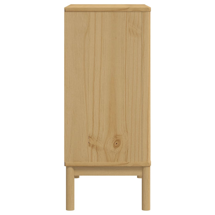 Commode Floro Cire Marron Bois De Pin Massif