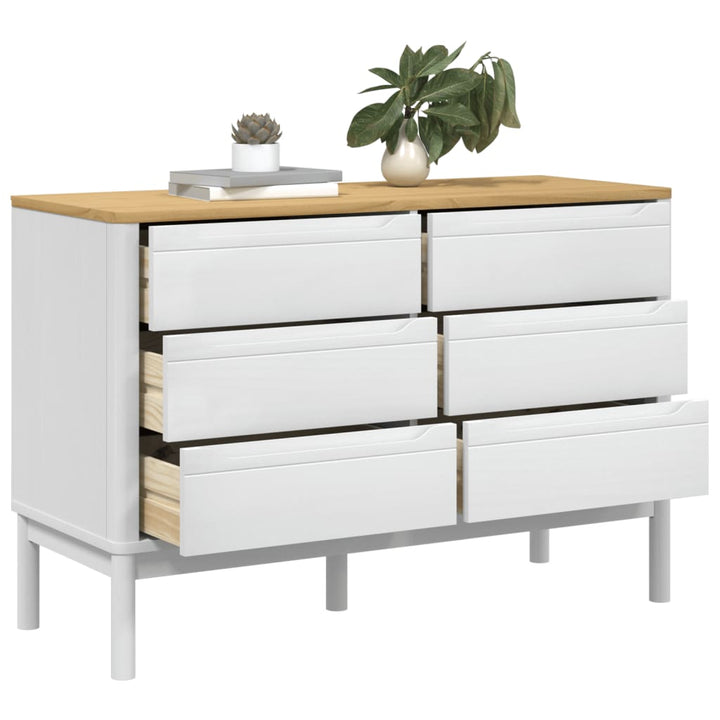 Commode Floro Bois De Pin Massif