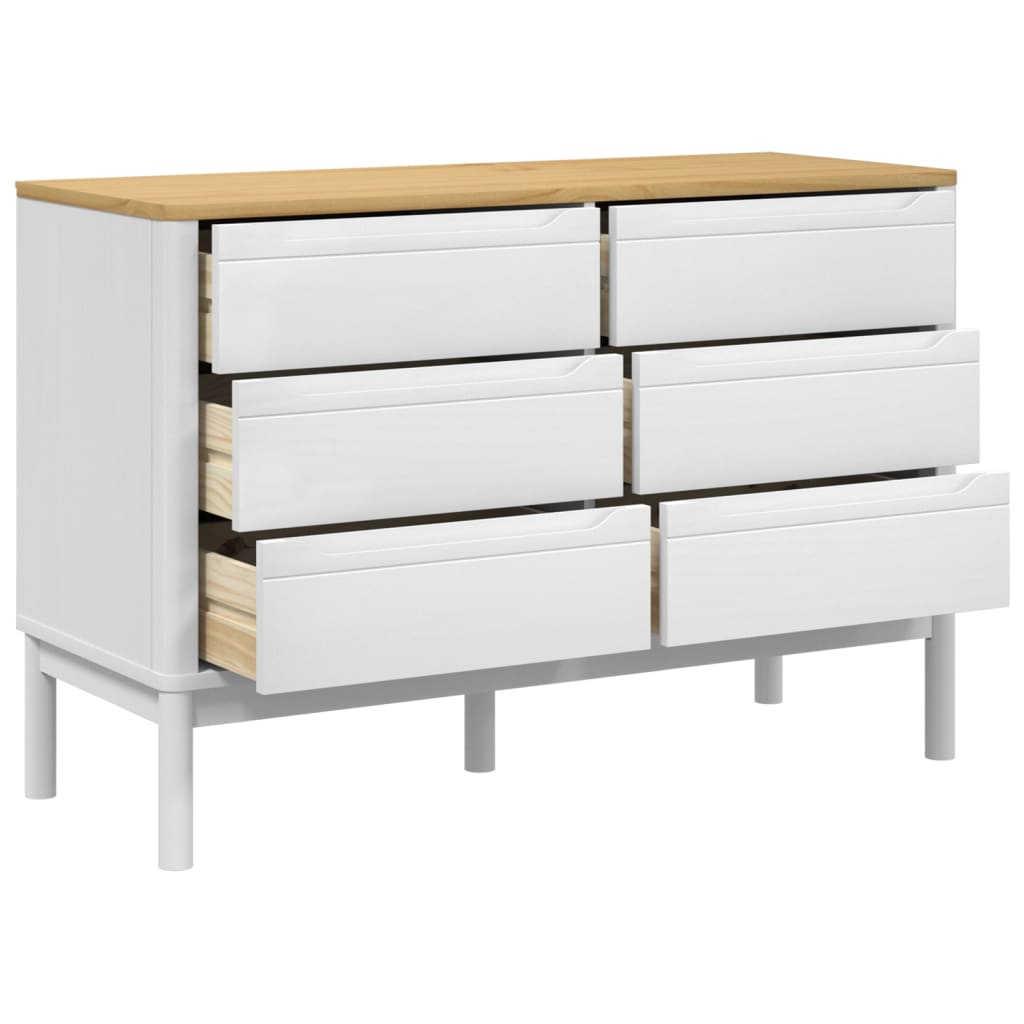 Commode Floro Bois De Pin Massif