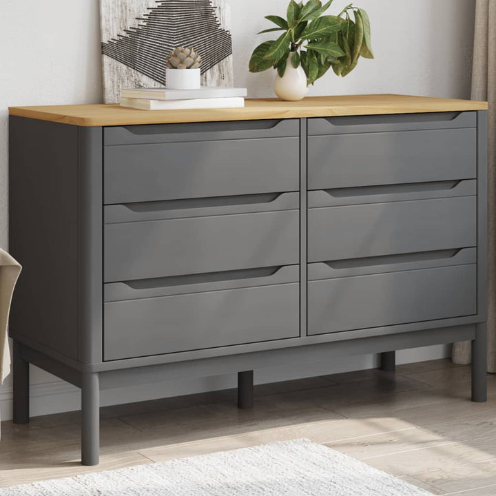 Commode Floro Bois De Pin Massif