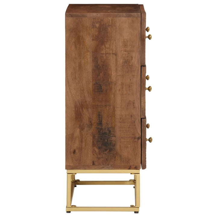 Commode Bois Massif De Manguier Et Fer
