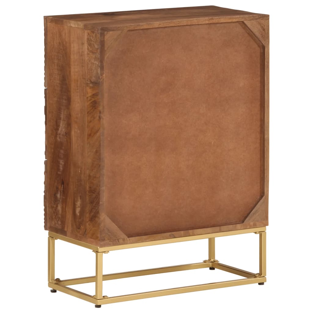 Commode Bois Massif De Manguier Et Fer