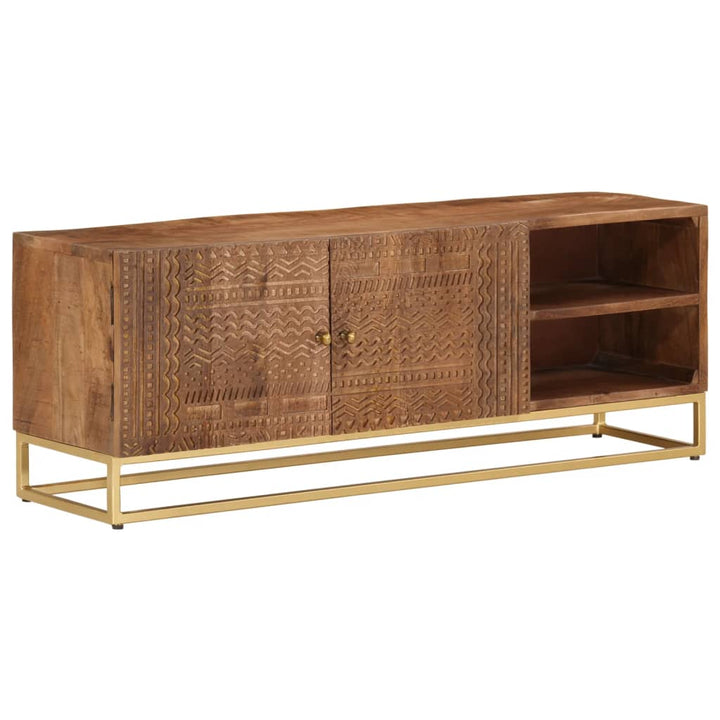 Commode Bois Massif De Manguier Et Fer