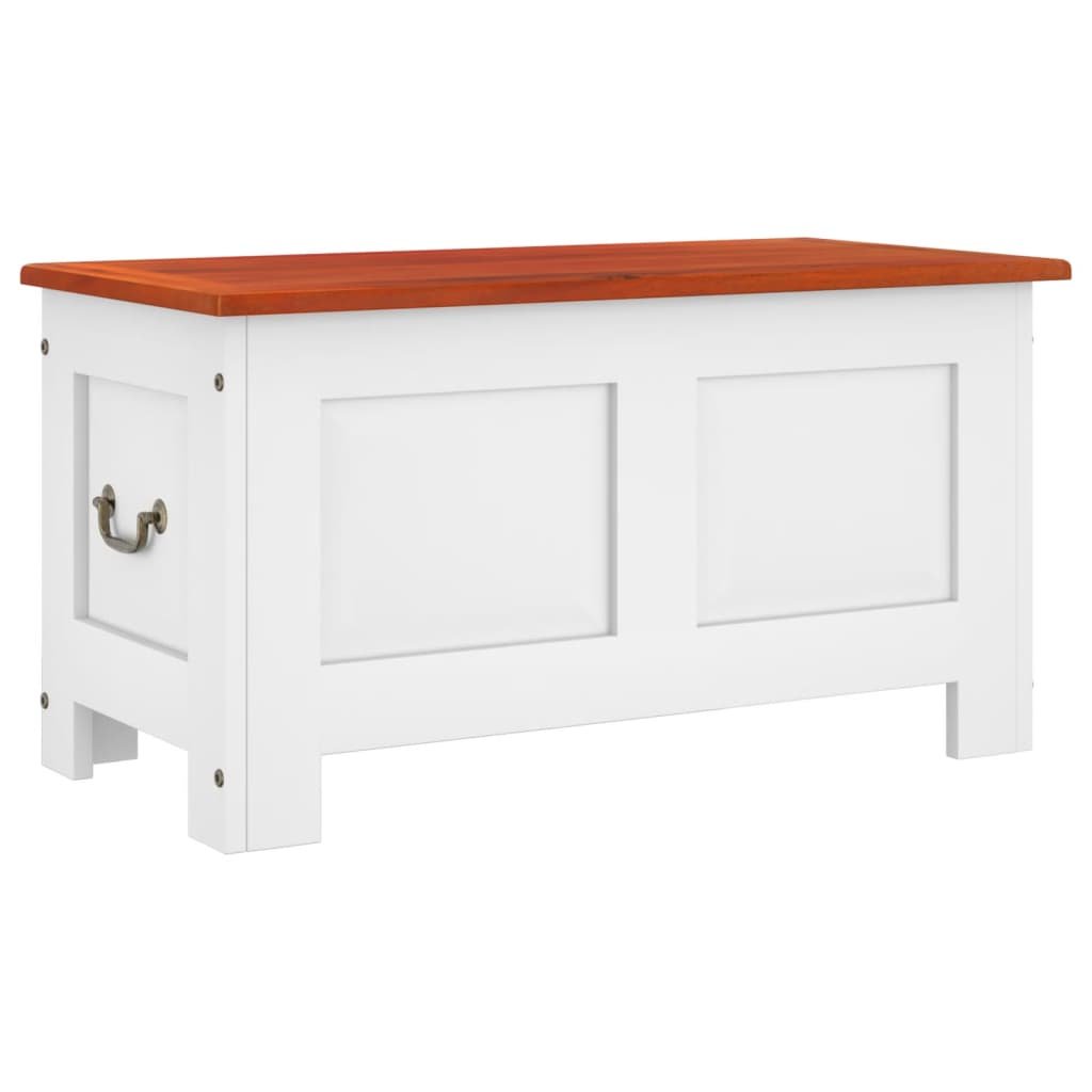 Coffre De Rangement Et Couvercle Bois D'acacia