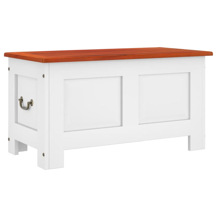 Coffre De Rangement Et Couvercle Bois D'acacia
