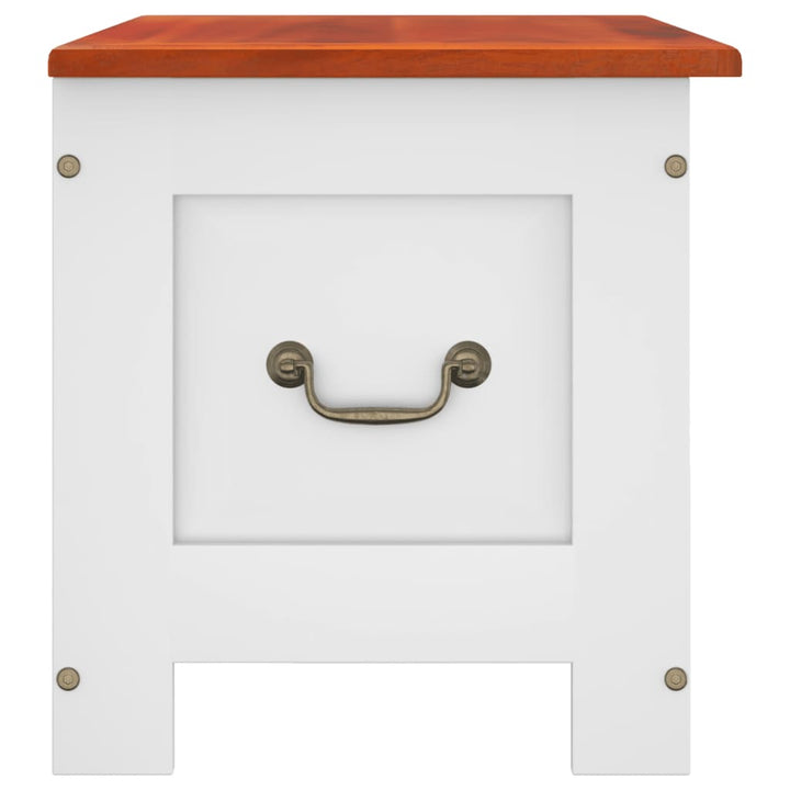 Coffre De Rangement Et Couvercle Bois D'acacia
