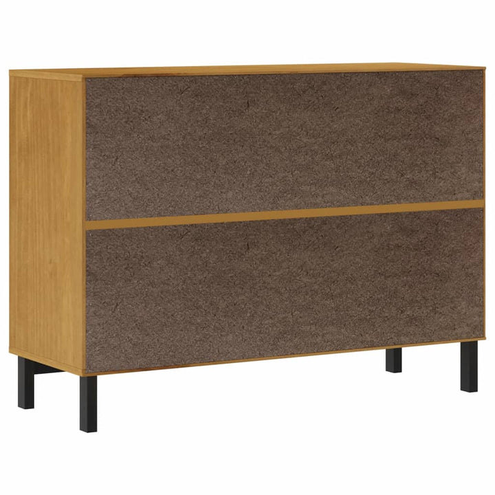 Commode Flam 110X40X80 Cm Bois De Pin Massif