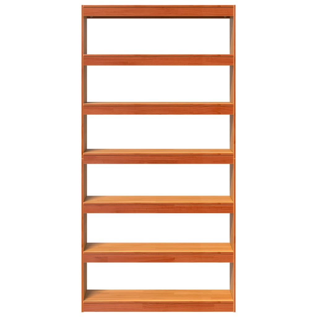 Bibliothèque/Séparateur De Pièce 100X30X199,5 Cm Bois De Pin Marron