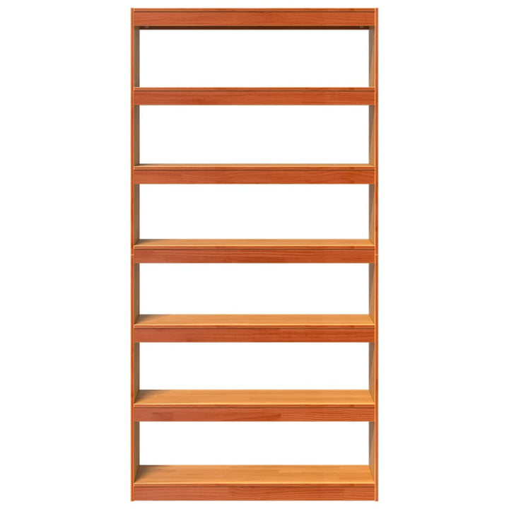 Bibliothèque/Séparateur De Pièce 100X30X199,5 Cm Bois De Pin Marron