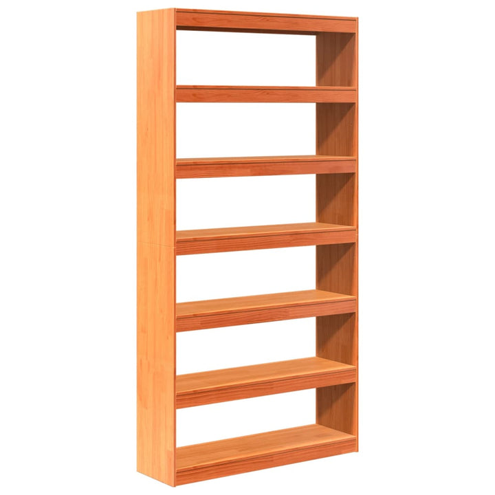 Bibliothèque/Séparateur De Pièce 100X30X199,5 Cm Bois De Pin Marron