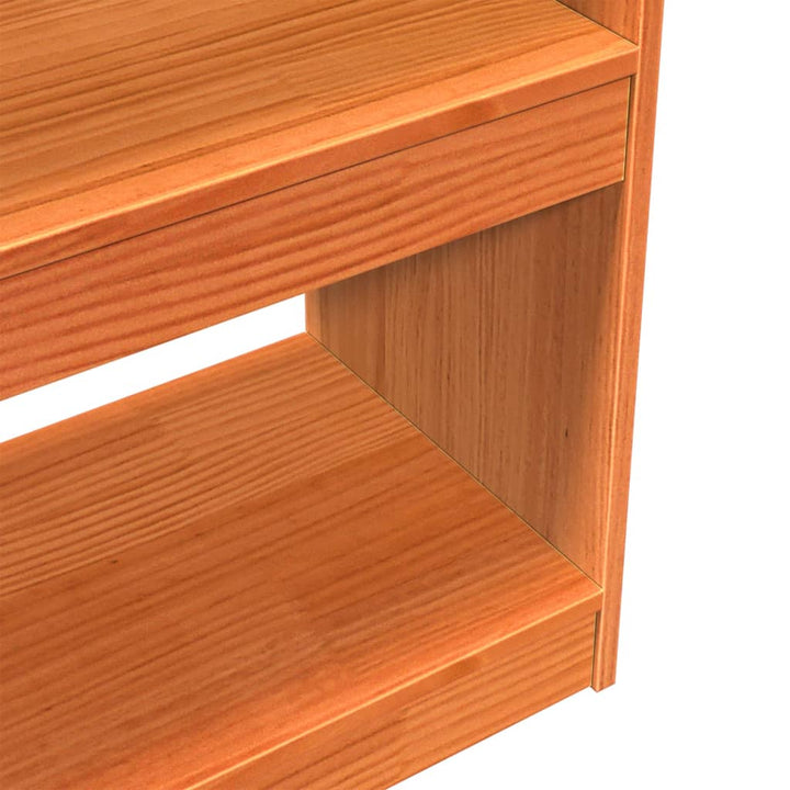 Bibliothèque/Séparateur De Pièce 100X30X199,5 Cm Bois De Pin Marron