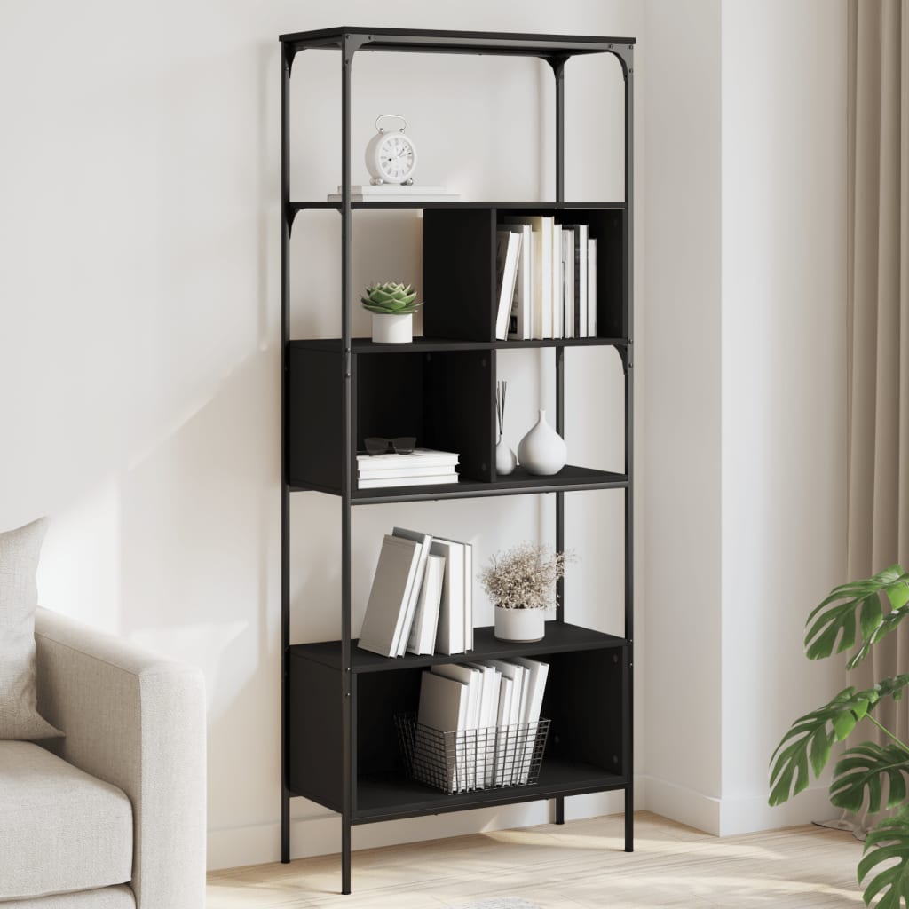 Bibliothèque 5 Niveaux 76X33X188,5 Cm Bois D'ingénierie