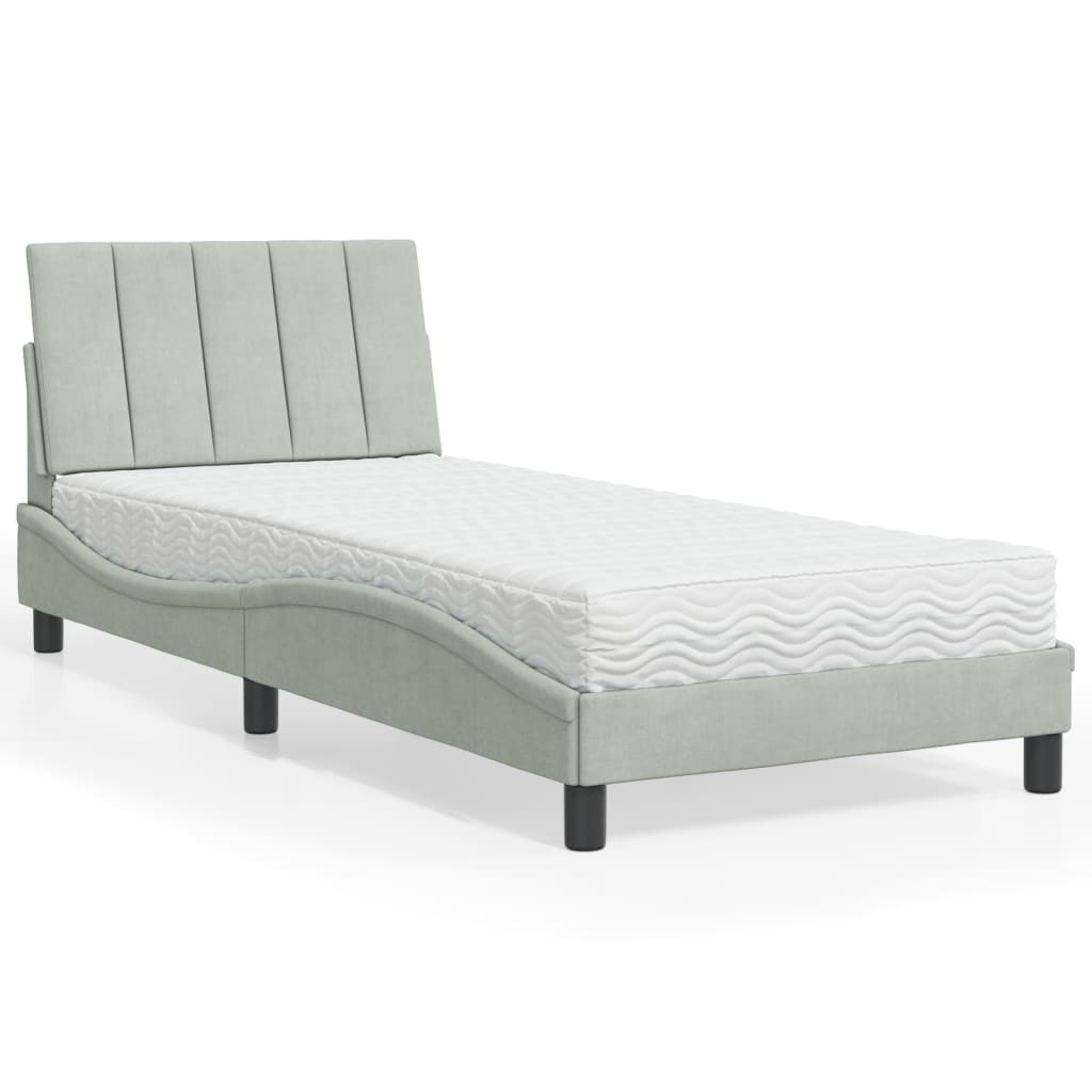 Lit Avec Matelas Velours