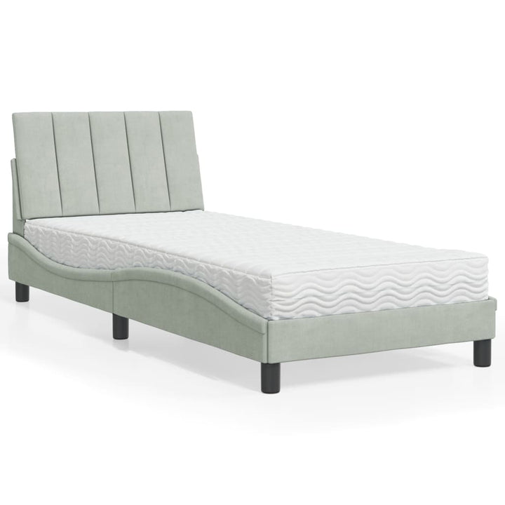 Lit Avec Matelas Velours