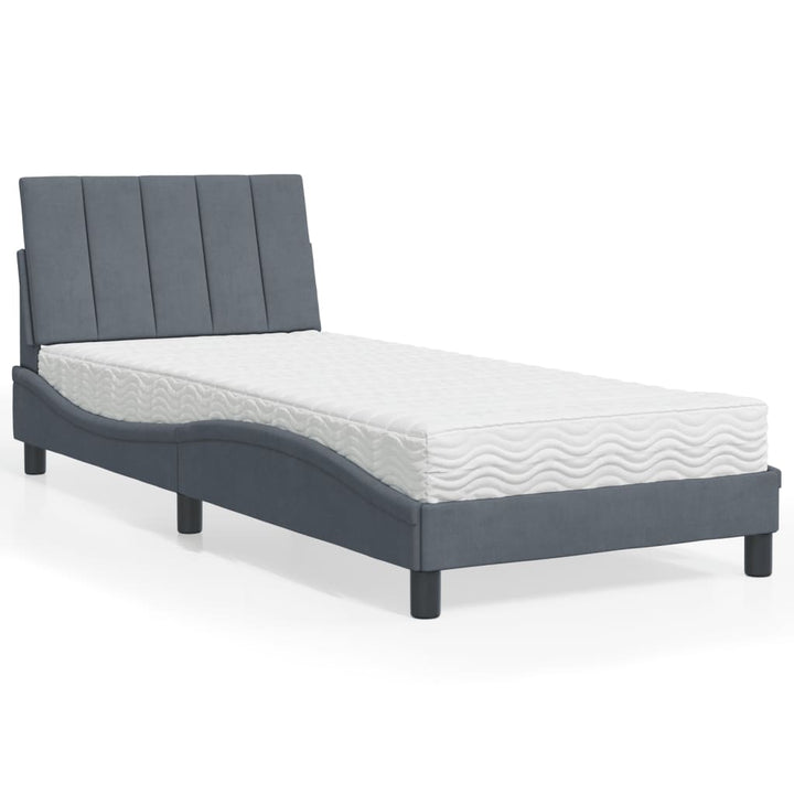 Lit Avec Matelas Velours