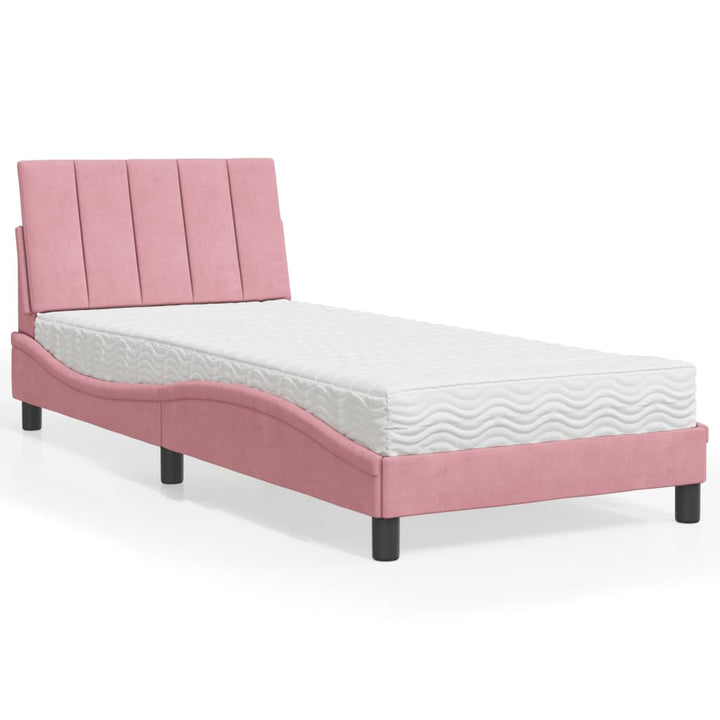 Lit Avec Matelas Velours