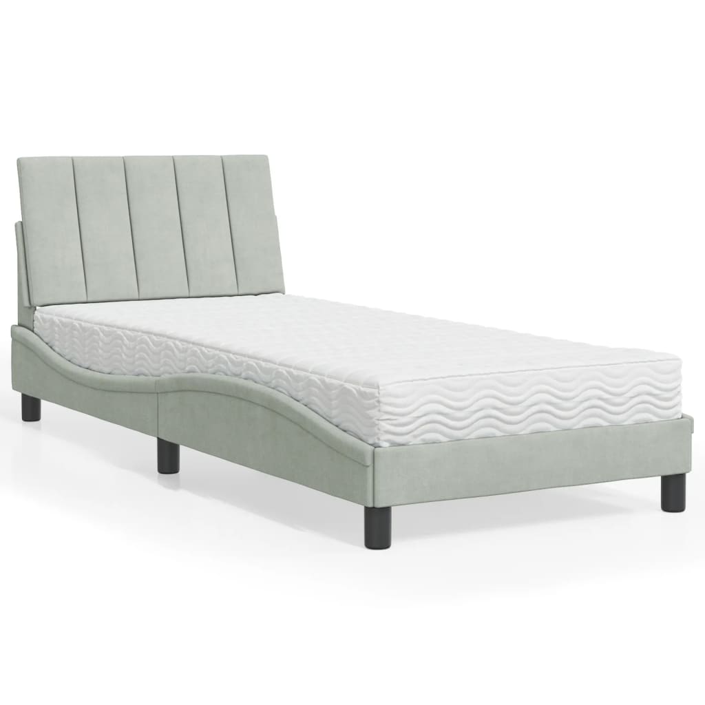 Lit Avec Matelas Velours