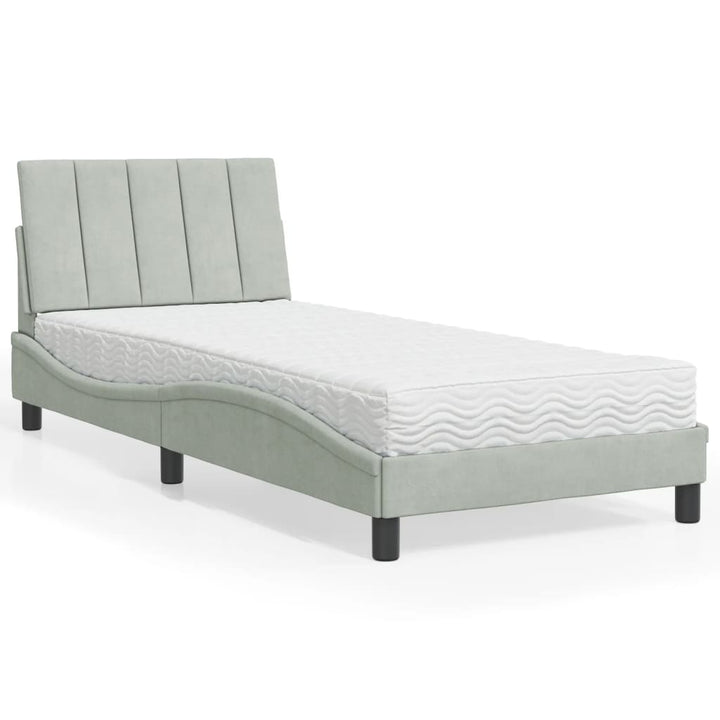 Lit Avec Matelas Velours