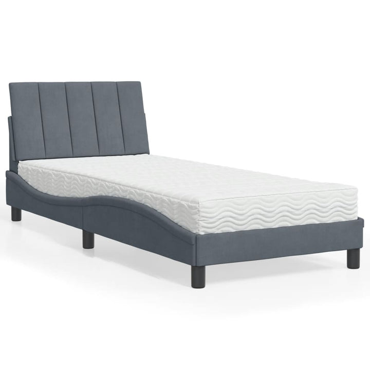 Lit Avec Matelas Velours