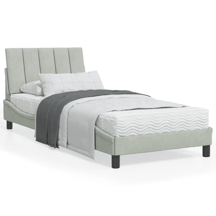 Lit Avec Matelas Velours