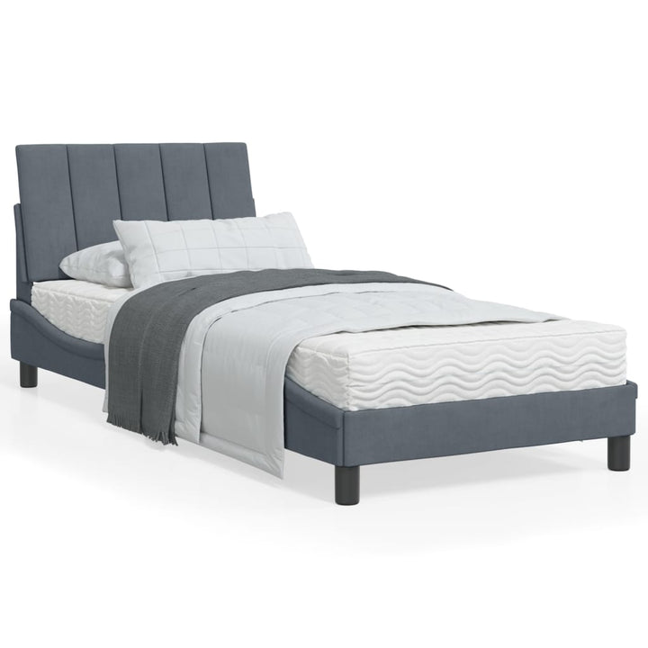 Lit Avec Matelas Velours