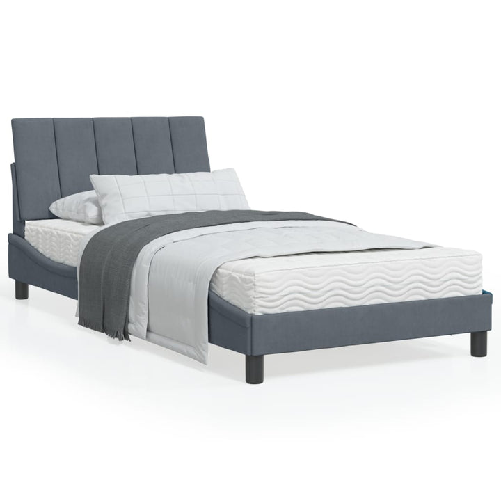 Lit Avec Matelas Velours