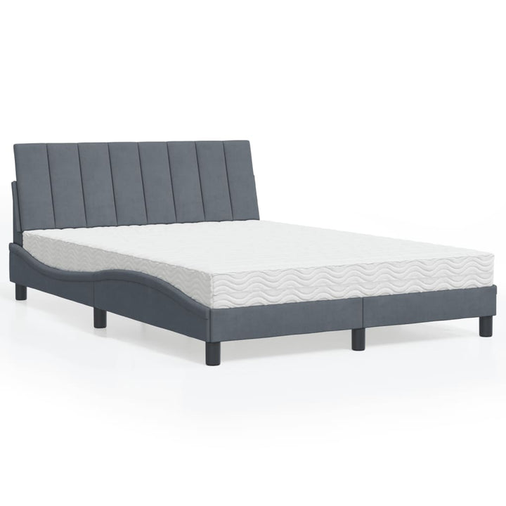 Lit Avec Matelas Velours