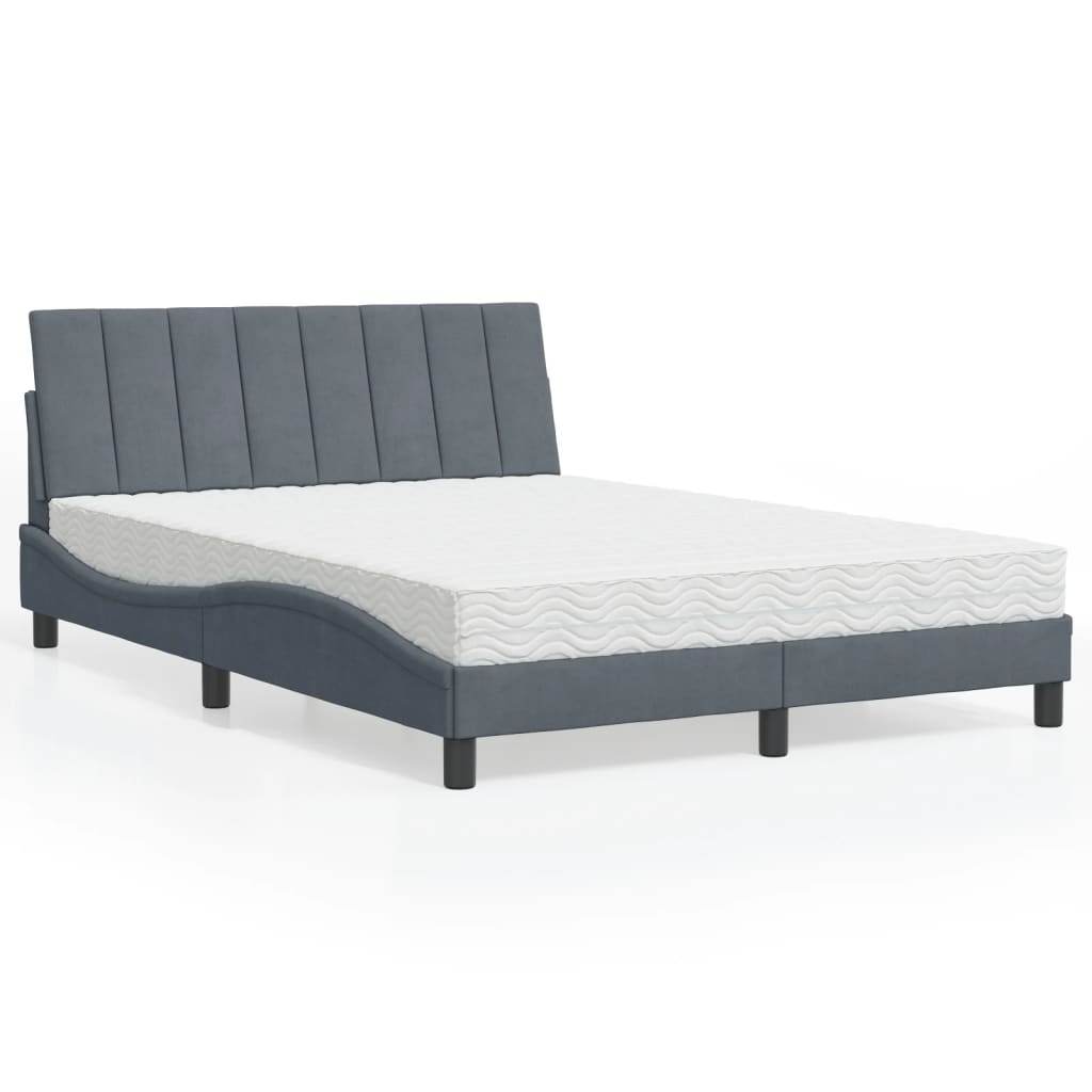 Lit Avec Matelas Velours