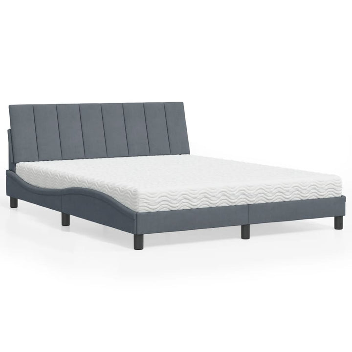Lit Avec Matelas Velours