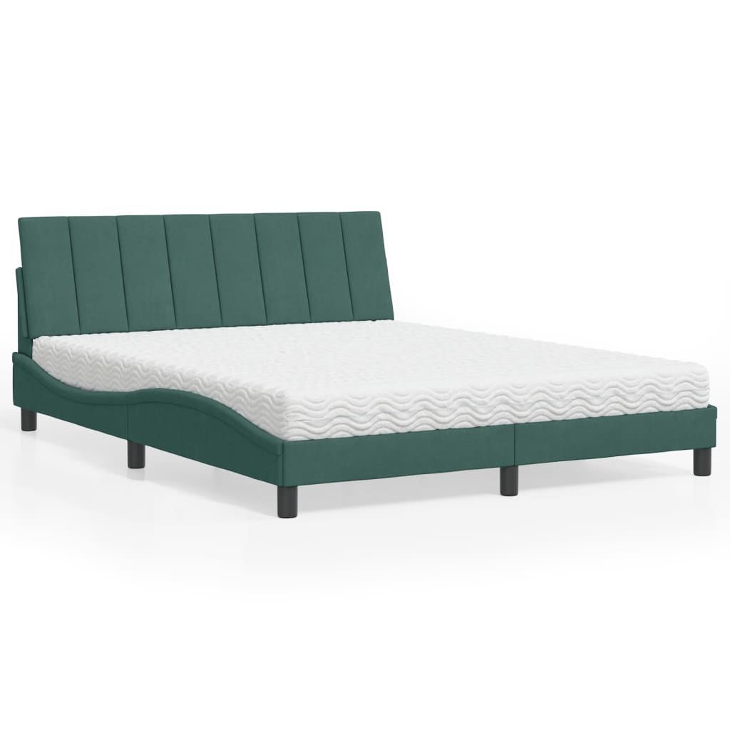 Lit Avec Matelas Velours